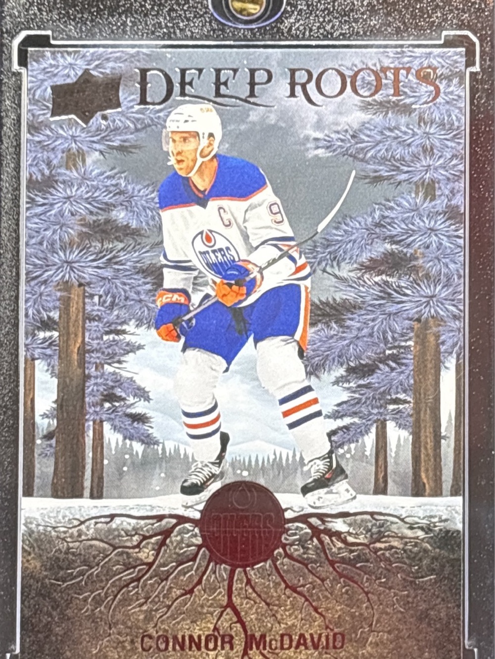 Upper Deck Connor McDavid Deep Roots Hockey Trading Card